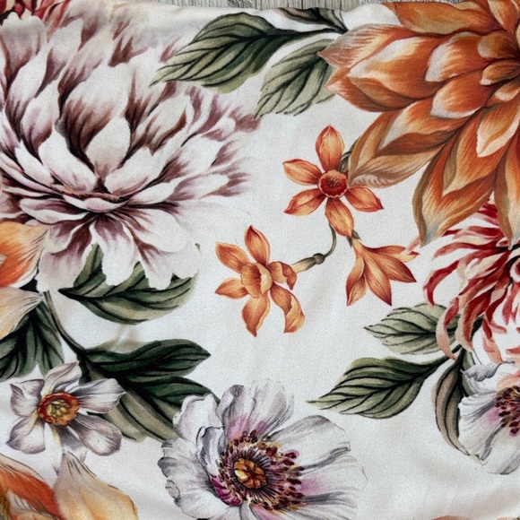 3/$30! Maaji Floral Tan Gold Reversible Bikini Bottoms - Picture 3 of 5